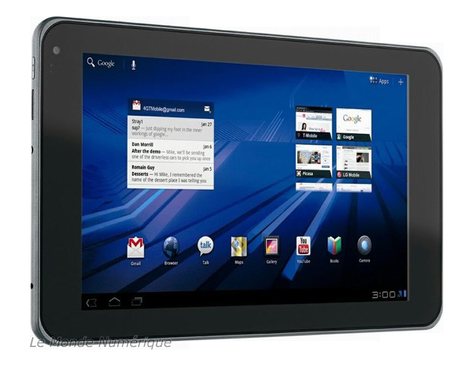 La tablette LG Optimus Pad disponible en France courant juillet à partir de 599 €