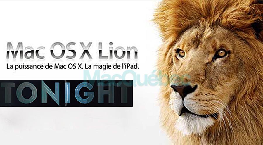 OS X Lion pour cette nuit ?