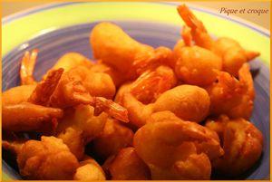 beignets de crevette (tempura)