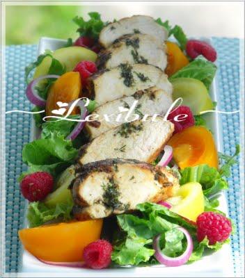 Salade de poulet à la californienne