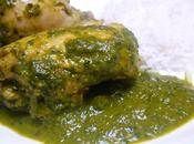Saag Murgh Poulet épinards Chicken spinach curry