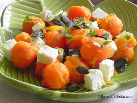 Sweet Potato & Feta salad – Salade de patate douce et feta