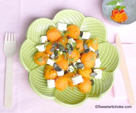 Sweet Potato & Feta salad – Salade de patate douce et feta