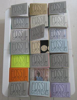 Fossil, fanzine sérigraphié sur différents papiers