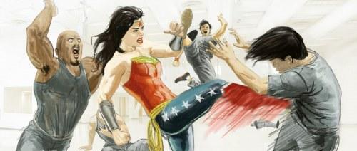 Wonder Woman, les Storyboards
