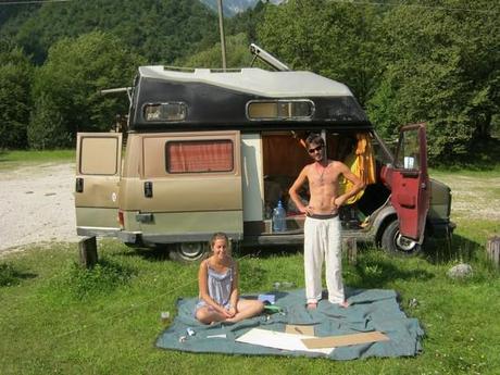 Eugénie, Aurèl et leur camping-car!