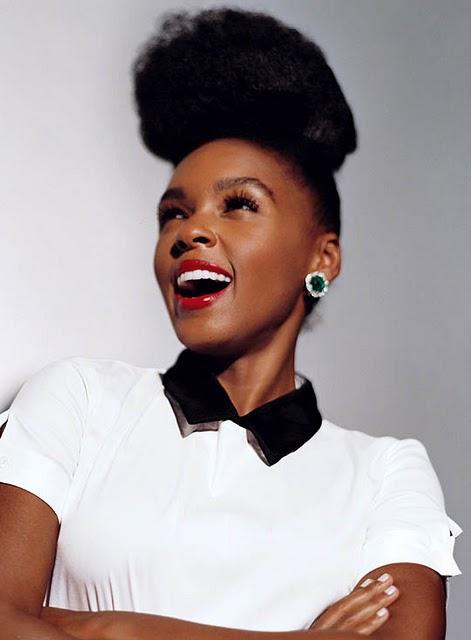 Janelle Monae à la une du magazine Glamour (US)