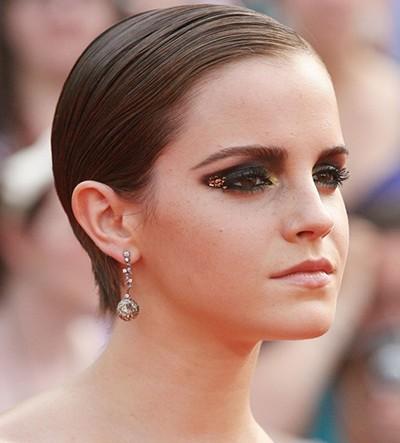Comment faire le smokey eyes noir et doré d’Emma Watson ?