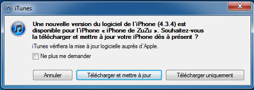 iOS 4.3.4 est disponible pour tous nos iDevices