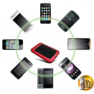 Chargeur solaire universel avec batterie interne de 2600mAh pour recharger vos gsm,appareils high-tech