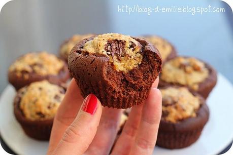 Muffins mi-brownie mi-cookie