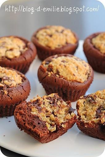 Muffins mi-brownie mi-cookie