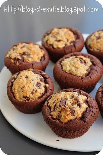 Muffins mi-brownie mi-cookie