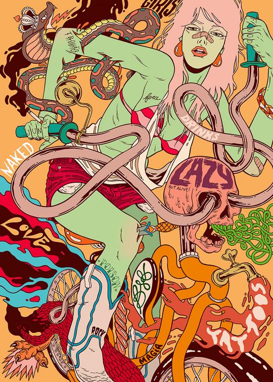 Illustration de Douglas Bicicleta