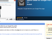 Notification Gmail dans Google+