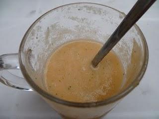 Soupe glacée melon/ menthe/citron vert