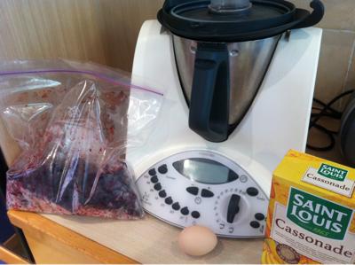 Glace aux cerises, façon vorwerk