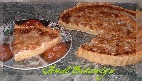 Tarte au saveur d'amande hmmm