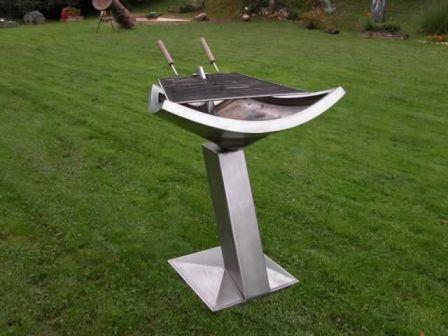 Une sculpture barbecue