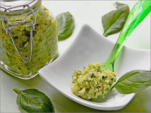 Salade de Pâtes & Pesto de Courgettes aux Noix & Comté