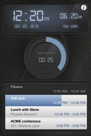 Safari1 Daily Agenda: gérer votre emploi du temps sur iPhone