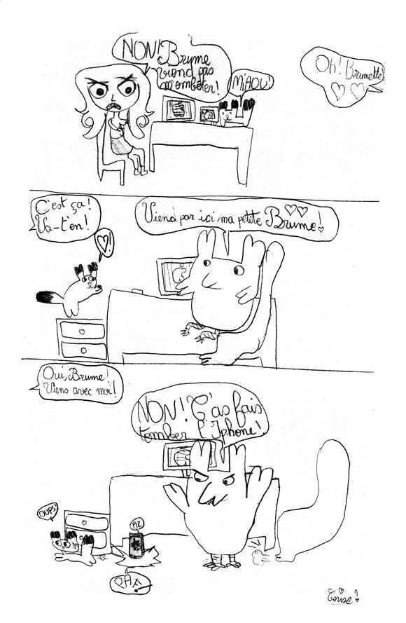 Enfin une vraie dessinatrice sur ce blog!