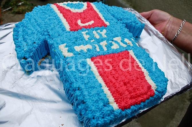 Gâteau maillot de foot - Paperblog