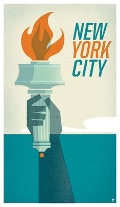 Affiche New York by The Heads of State