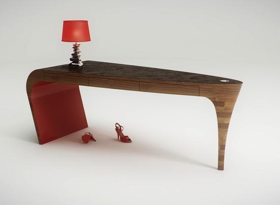 Table Design bois Stilletto