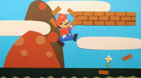 Screenshot 2011 07 19 12h 54m 29s 600x335 Mario en papier