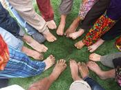 Unis comme doigts pied