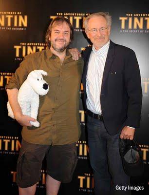Tintin : Steven Spielberg et Peter Jackson à Paris