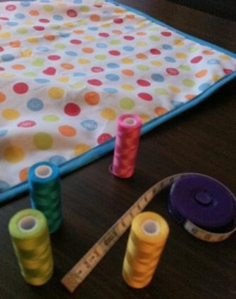 Ma première cousette en éponge