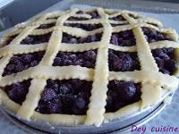 Tarte aux myrtilles