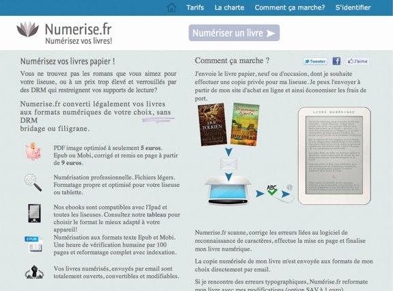 Numérise.fr, offrez une vie numérique à vos livres papiers