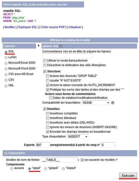 Comment migrer son Pligg vers un nouveau serveur ? export base de données
