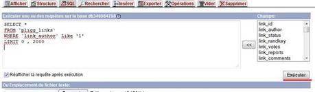 Comment migrer son Pligg vers un nouveau serveur ? filtre my SQL