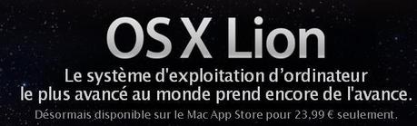 OS X Lion est disponible sur le Mac App Store !