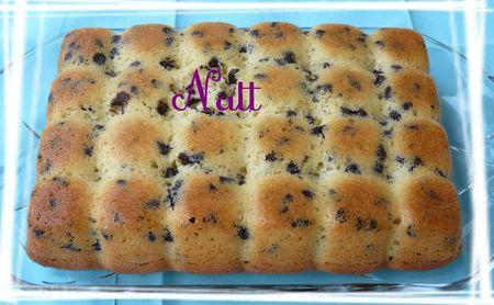 coussin orange pépites de chocolat