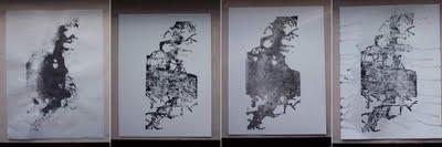 Linogravure 2 : premiers essais.