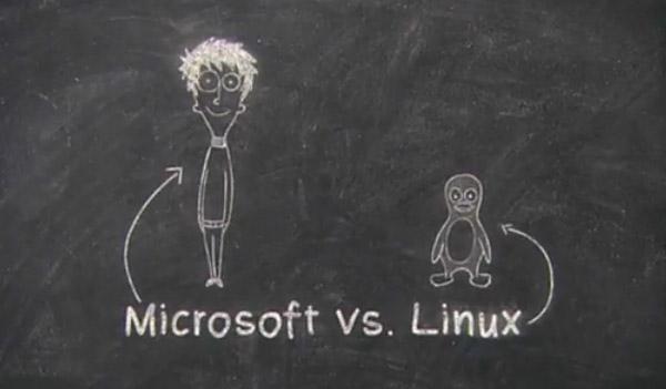 microsoft vs linux Microsoft souhaite un joyeux anniversaire à Linux
