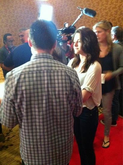 Premières images de Rob, Kristen et Taylor au Comic Con