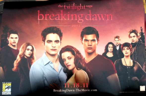 [Comic Con] Découvrez le poster de Breaking Dawn (Cullen & Jake)