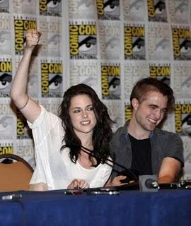 Kristen and the Twilight cast at the ComicCon - 2011