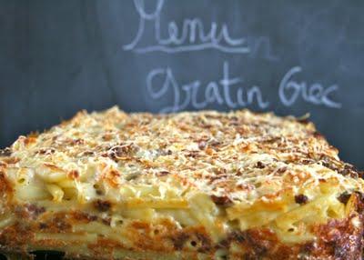 GRATIN GREC DE MAMIE (LE PASTITSIO)