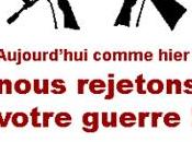 Appel manifestation anti-militariste