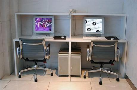 Design Hôtels, Screen Kyoto Accès internet, avec MacPro