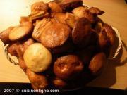 Madeleines à la fraise et à la menthe