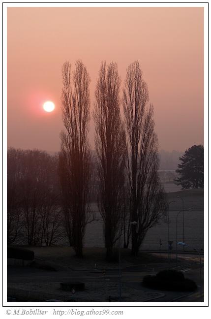 Soleil d'hivers au petit matin