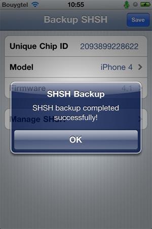 [MAJ]iSHSHit, l'alternative à TinyUmbrella pour sauvegarder le SHSH de votre iPhone iOS 4.3.4...